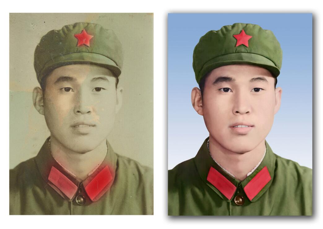 荷塘破损照片修复-18